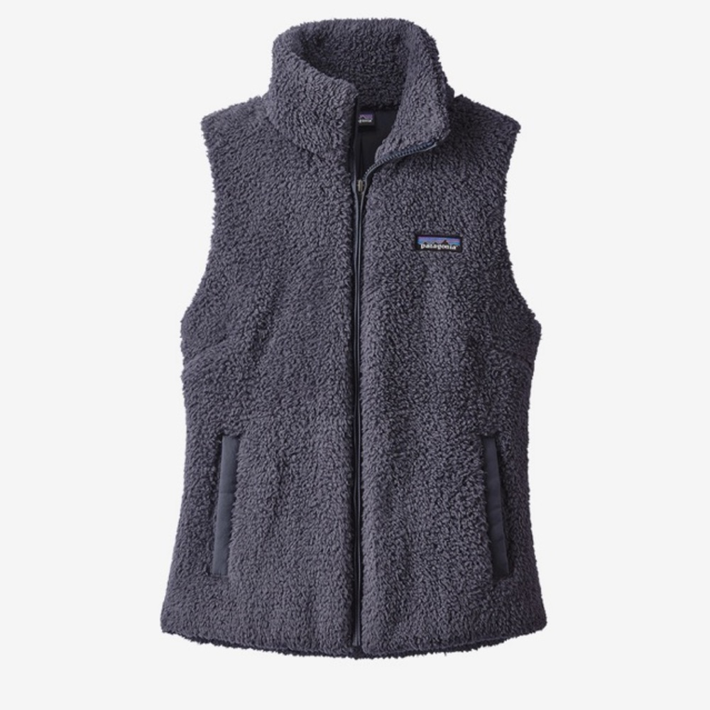 Patagonia Los Gatos fleece vest, smolder blue, size small